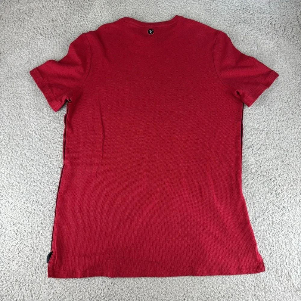 Nike Shirt Mens Roger Federer Red Crewneck Performance Rf Court Challenge Tennis